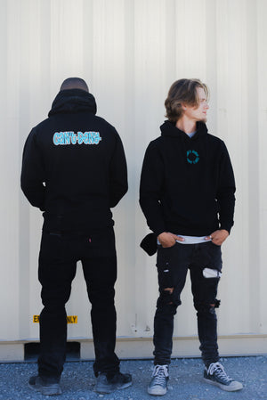 Circle Embroidered Logo Hoodie