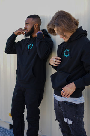 Circle Embroidered Logo Hoodie